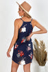 Blooming Print Sleeveless Dress